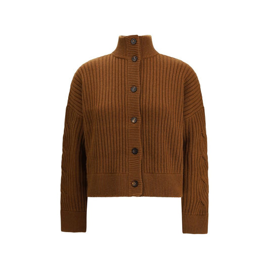 Max Mara Beige Wool Cardigan