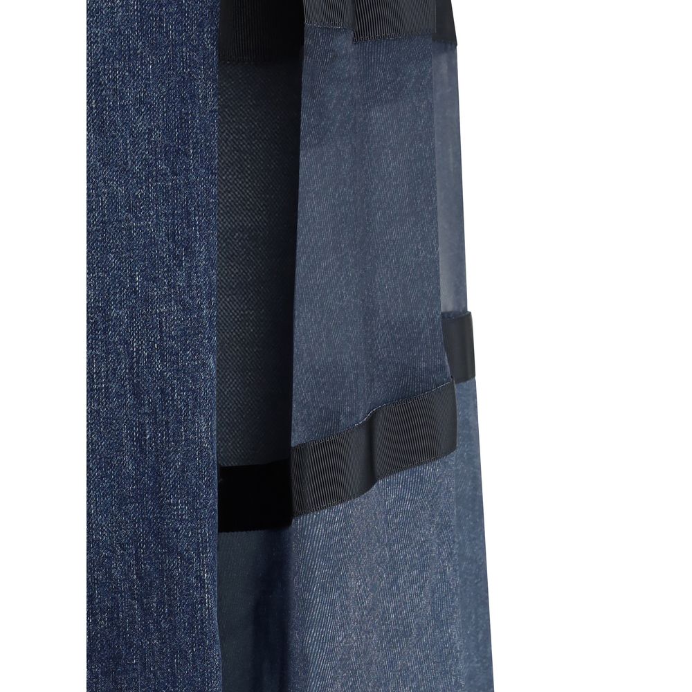 Sacai Blue Cotton Cropped Jeans