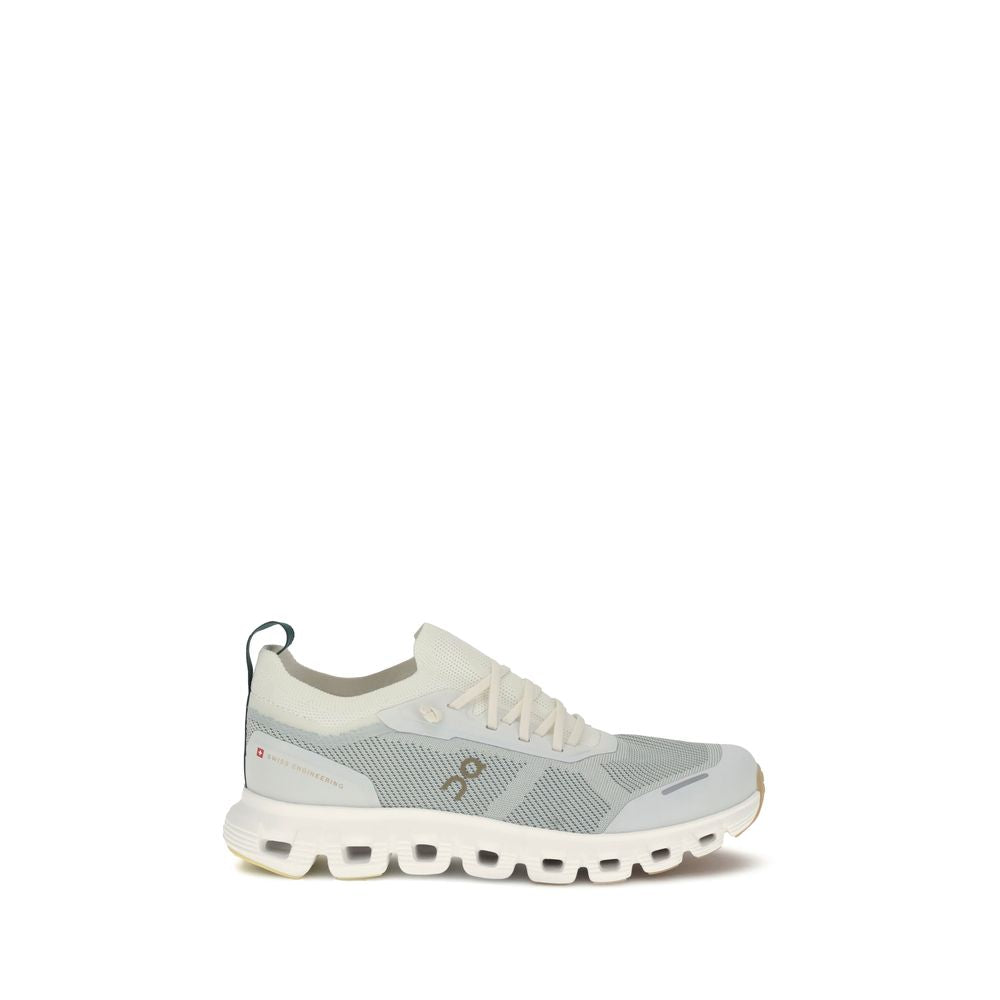 ON White Polyester Athletic Sneakers