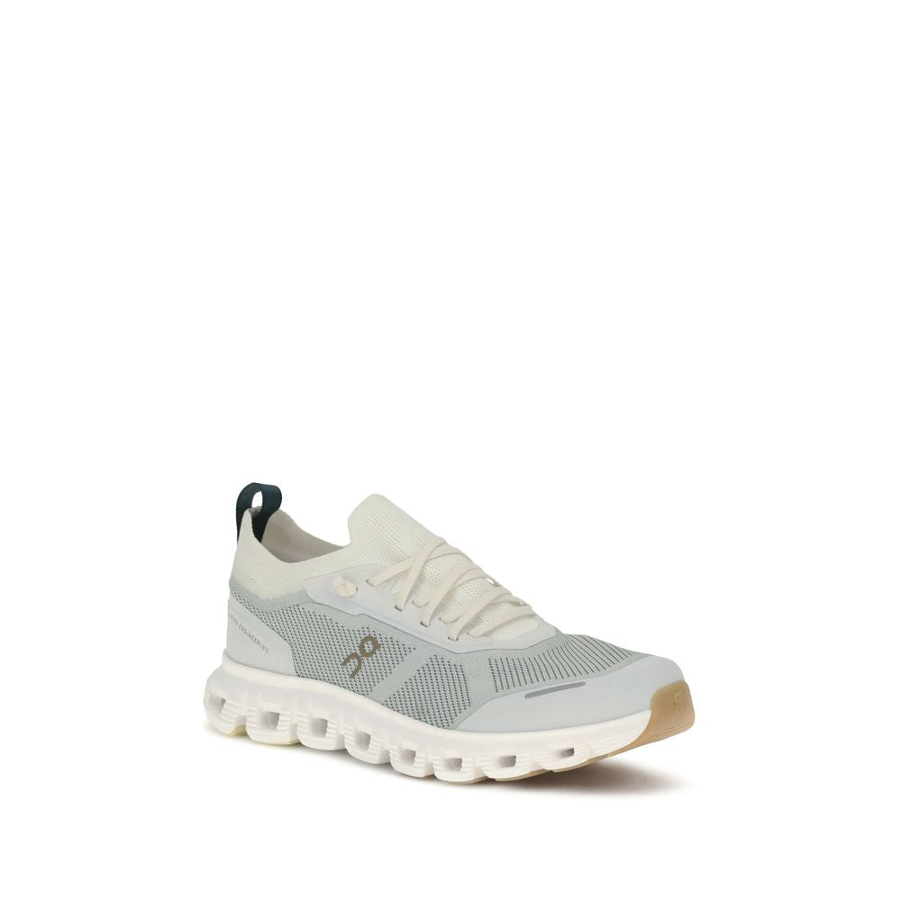 ON White Polyester Athletic Sneakers