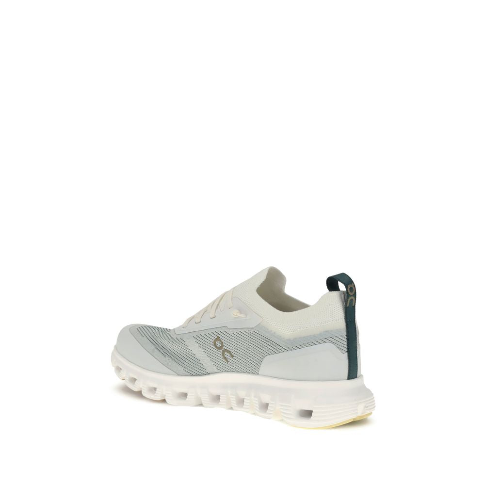ON White Polyester Athletic Sneakers