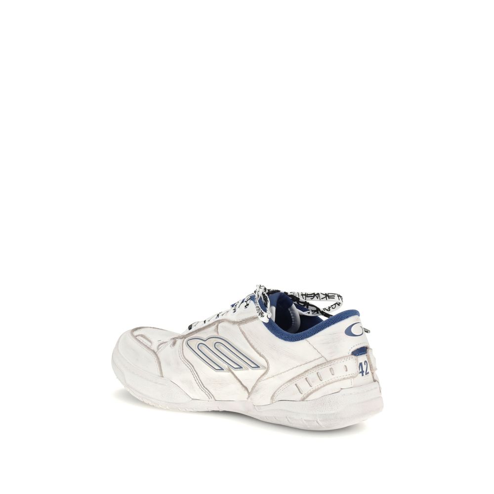Balenciaga Gray Polyester Athletic Sneakers