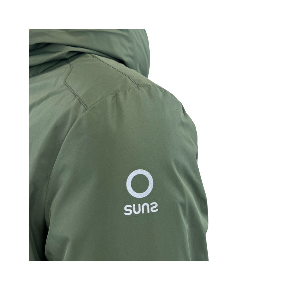 Suns Green Polyester Jackets & Coat