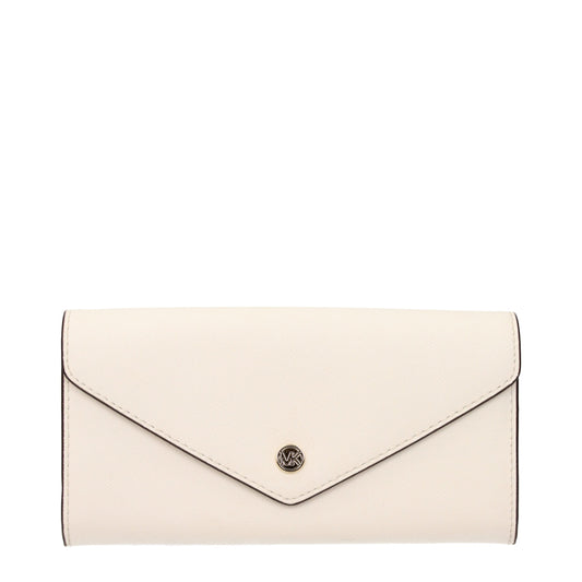 Michael Kors Beige Leather Wallet