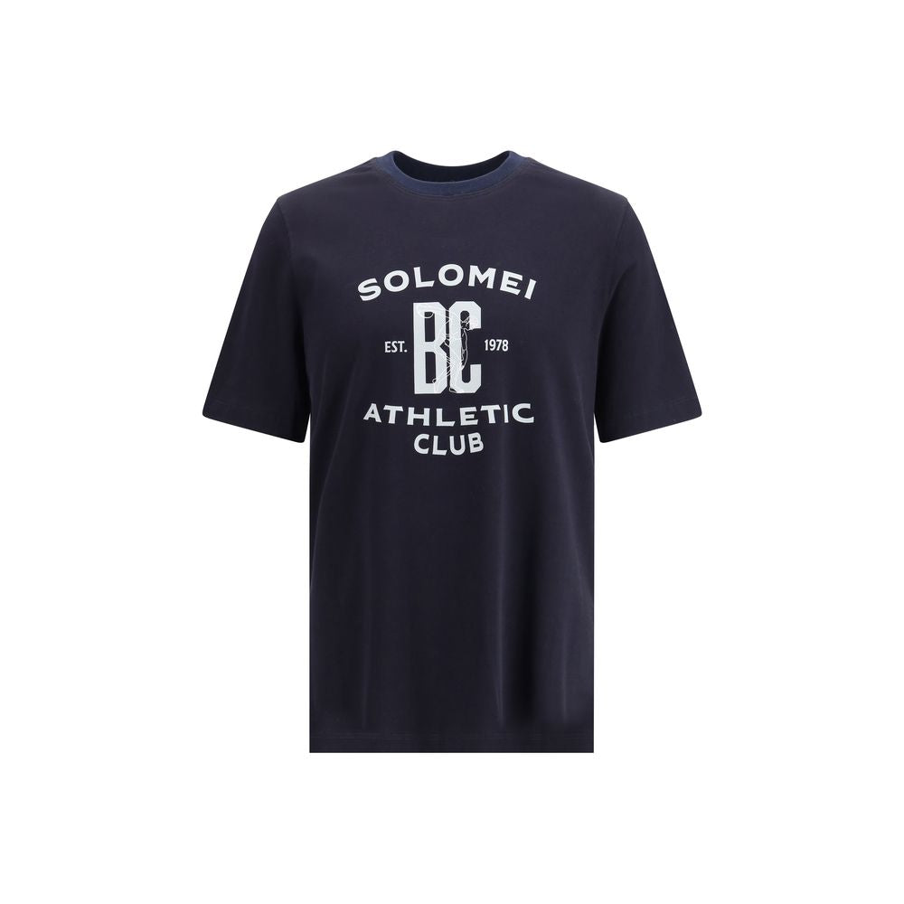 Brunello Cucinelli Blue Cotton Sportswear