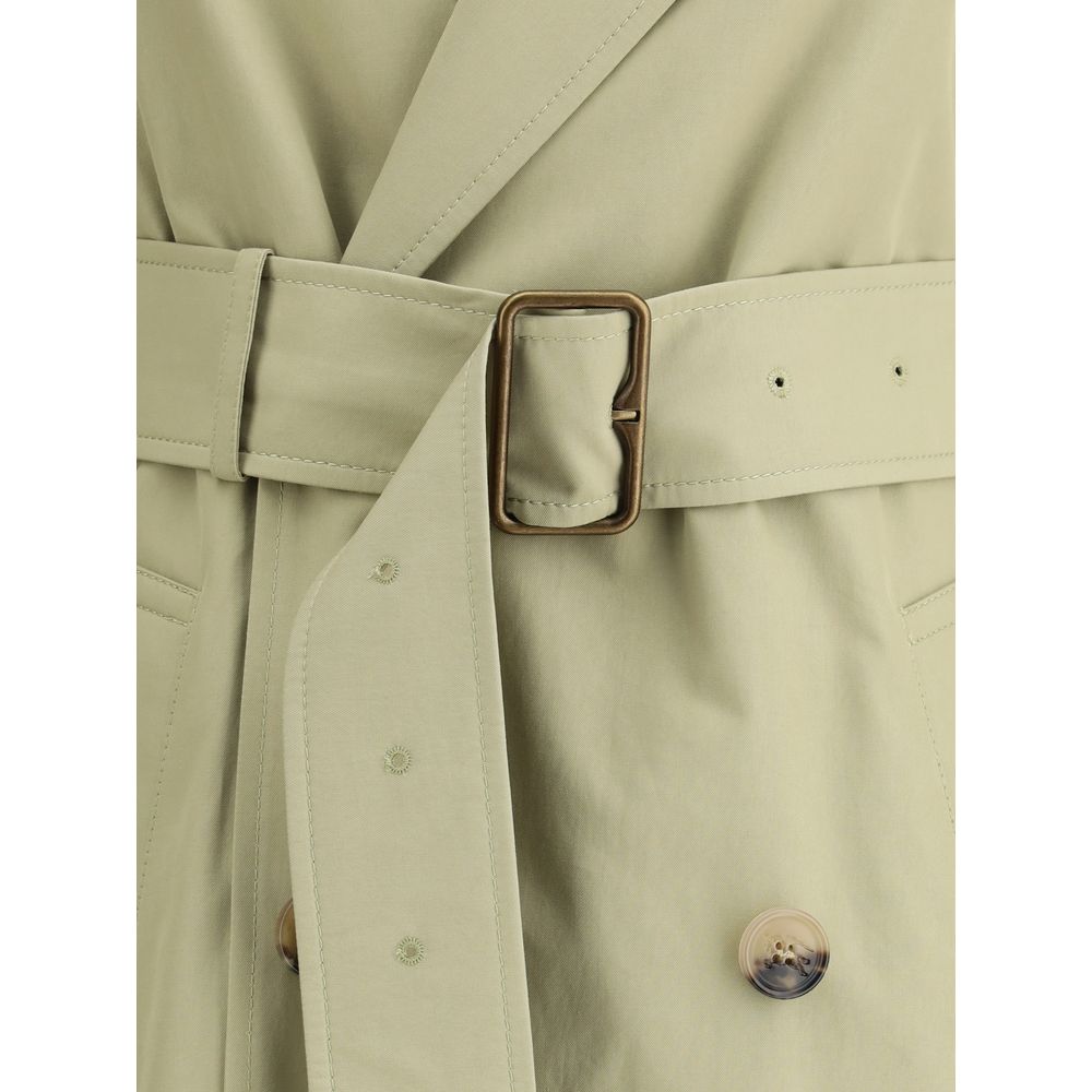 Burberry Beige Cotton Trench Coat