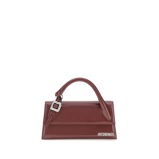 Jacquemus Bordeaux Calf Leather Bos Taurus Handbag