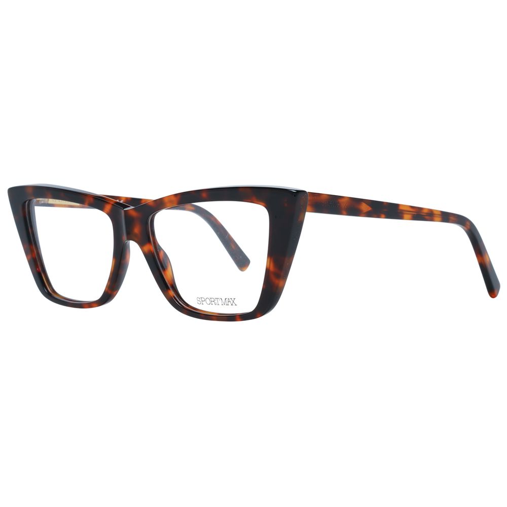 Sportmax Brown Women Glasses Frame