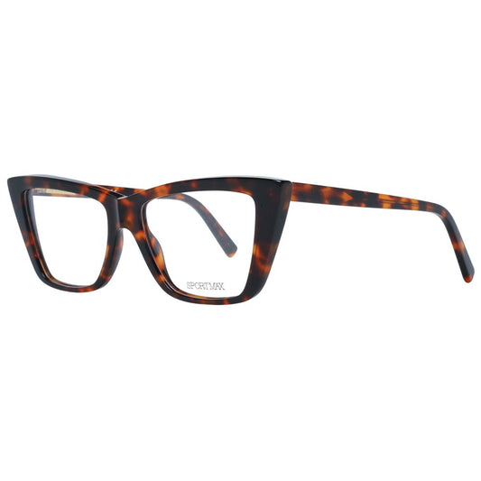 Sportmax Brown Women Glasses Frame