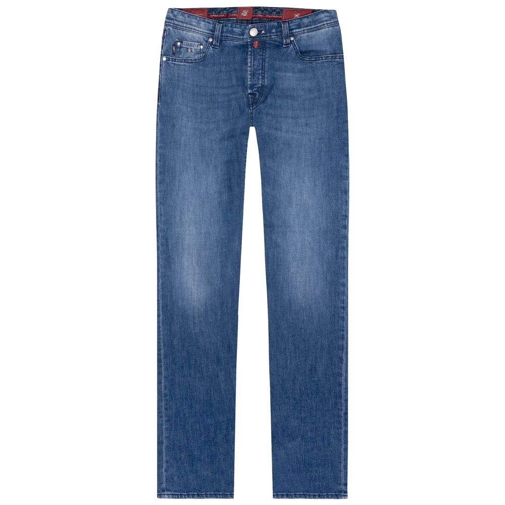 Tramarossa Blue Cotton Men Jeans