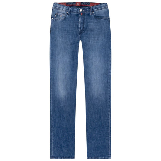 Tramarossa Blue Cotton Men Jeans