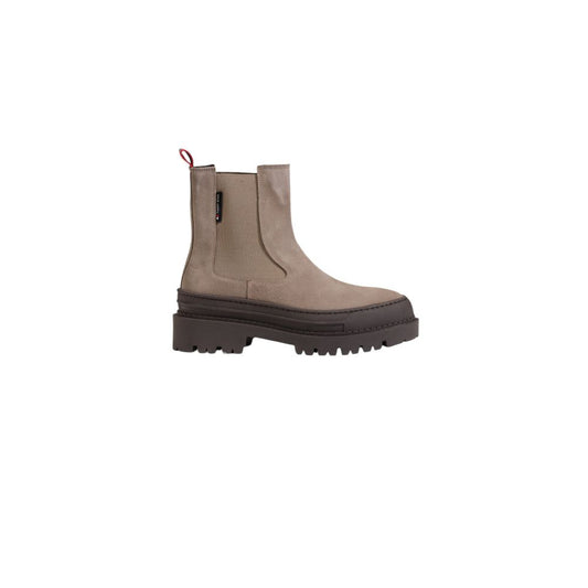 Tommy Hilfiger Gray Suede Leather Ankle