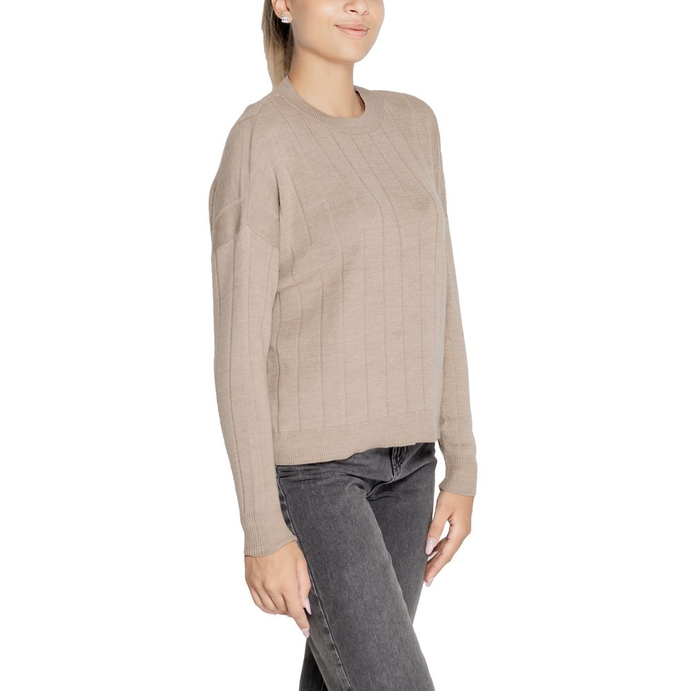 Only Beige Marabou Sweater