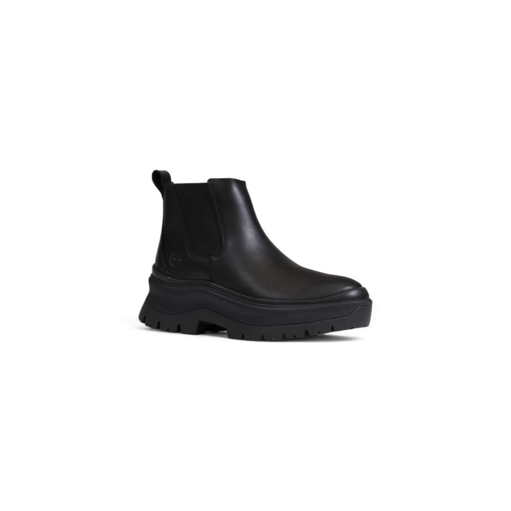 Timberland Black Leather Ankle