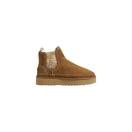 Alviero Martini Prima Classe Beige Leather Ankle