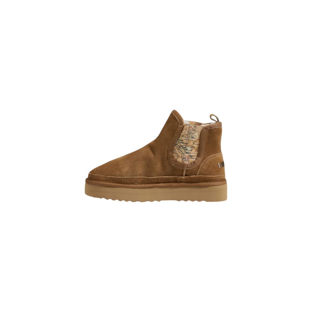 Alviero Martini Prima Classe Beige Leather Ankle
