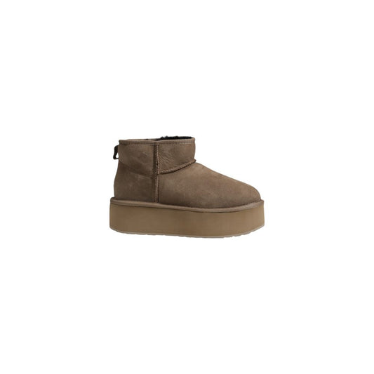 EMU Australia Gray Leather Ankle