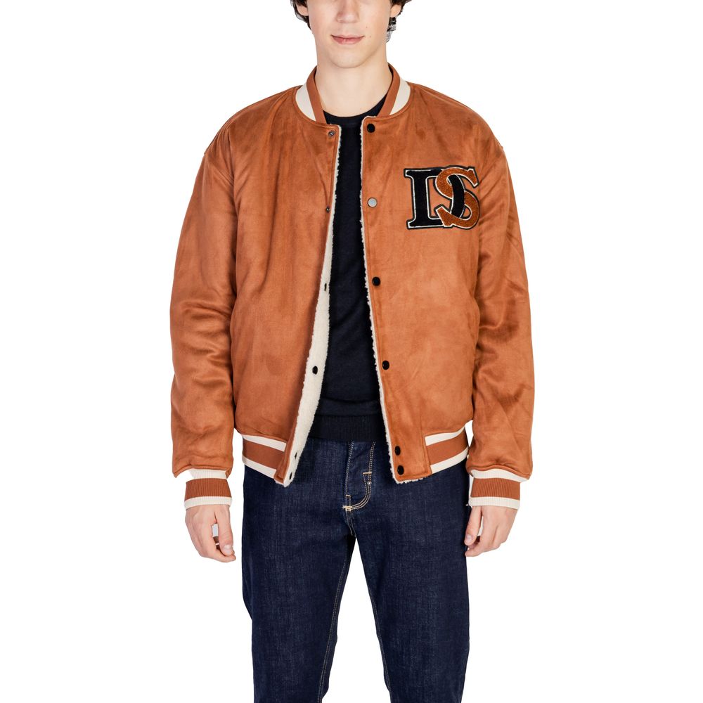 Only & Sons Brown Polyester Bomber