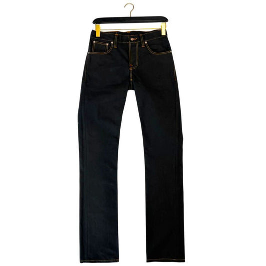 Nudie Jeans Black Cotton Mens Jean