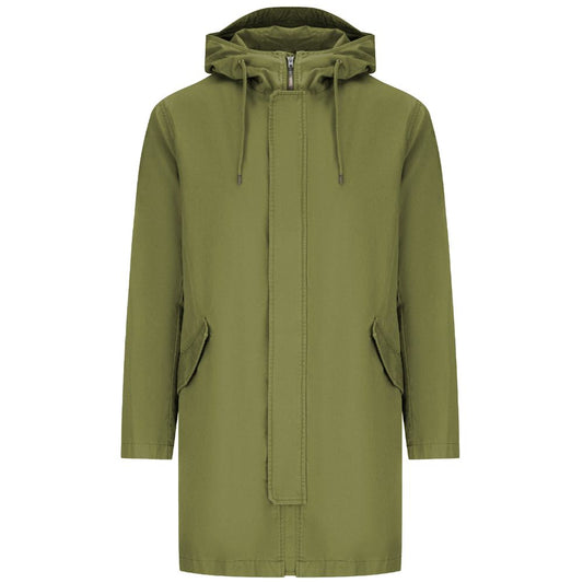 Herno Green Cotton Men's Jacket
