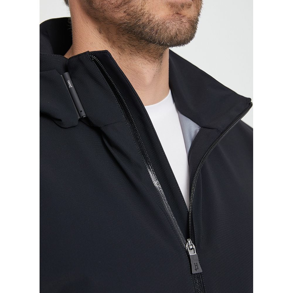 Herno Black Nylon Men Jacket