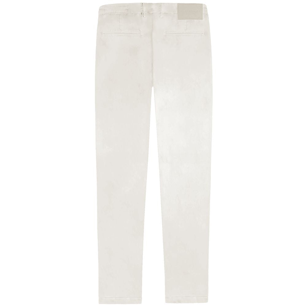 Tramarossa White Cotton Men Jeans