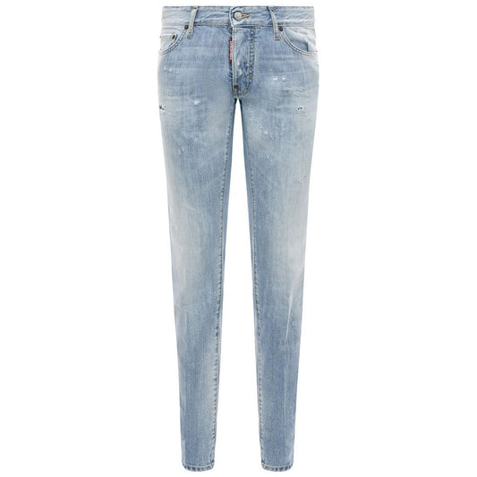 Dsquared² Blue Cotton Men Jeans