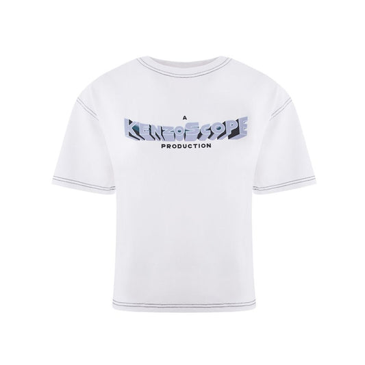 Kenzo Elegant White Cotton Top for Women