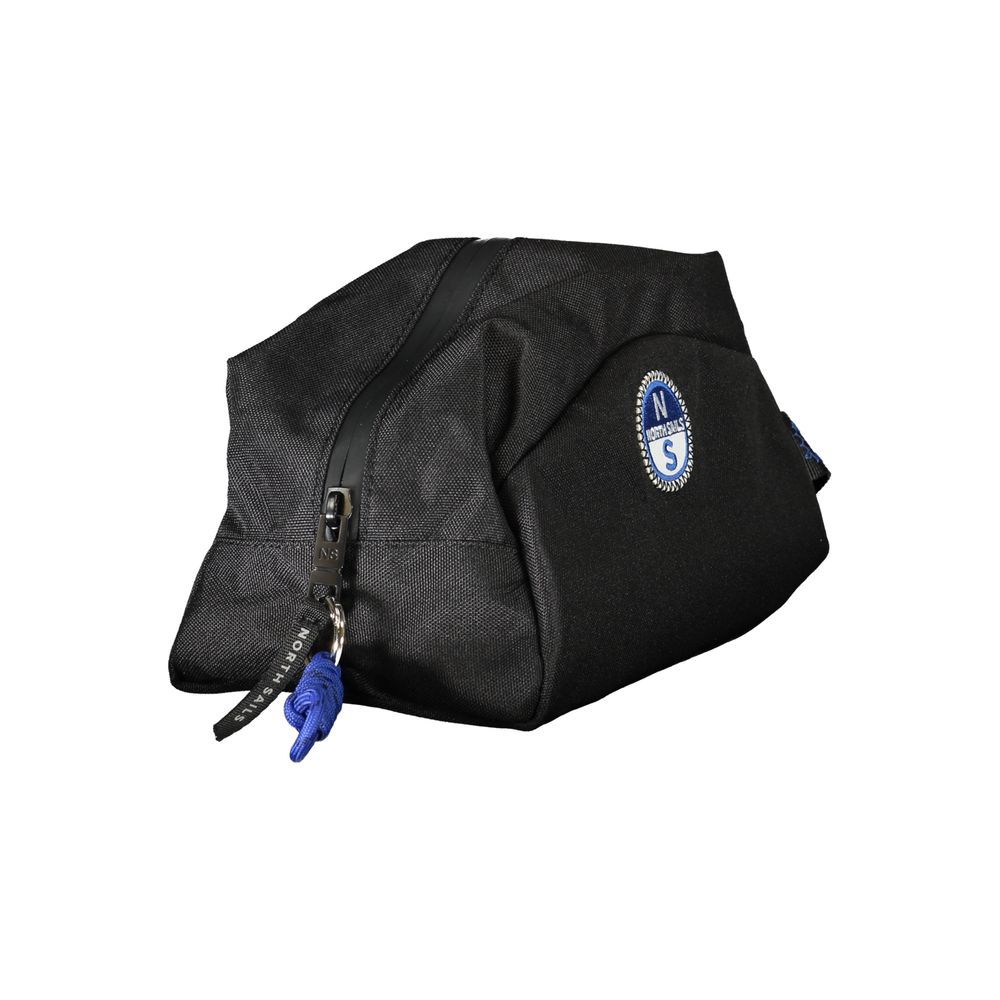 North Sails Black Polyester Men Leather Accessory