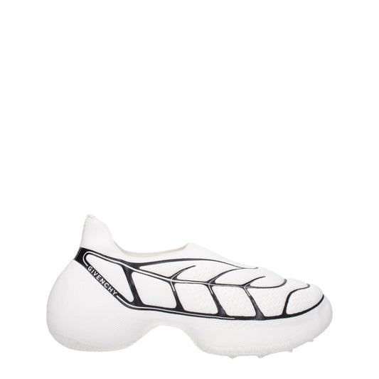 Givenchy White Fabric Low Top Sneakers