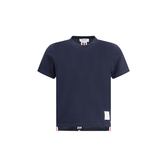 Thom Browne Blue Cotton T-Shirt