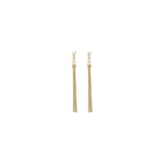 Saint Laurent Bo Pompons Chaines Brass Metal