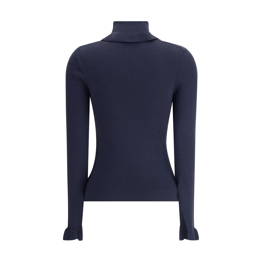 Chloé Blue Wool Turtleneck