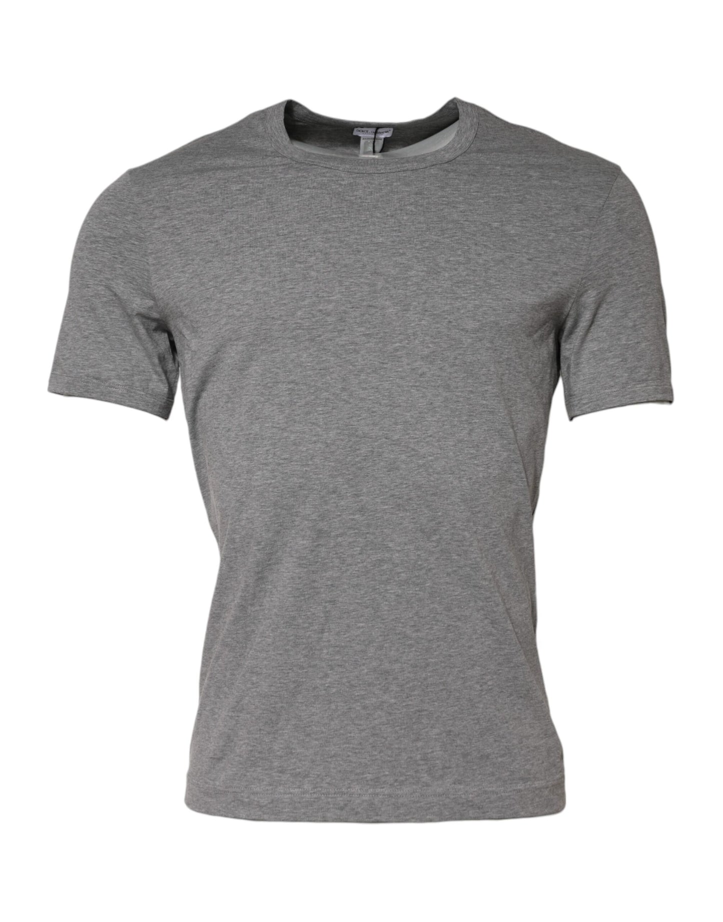 Dolce & Gabbana Gray Crew Neck Short Sleeves Underwear T-shirt
