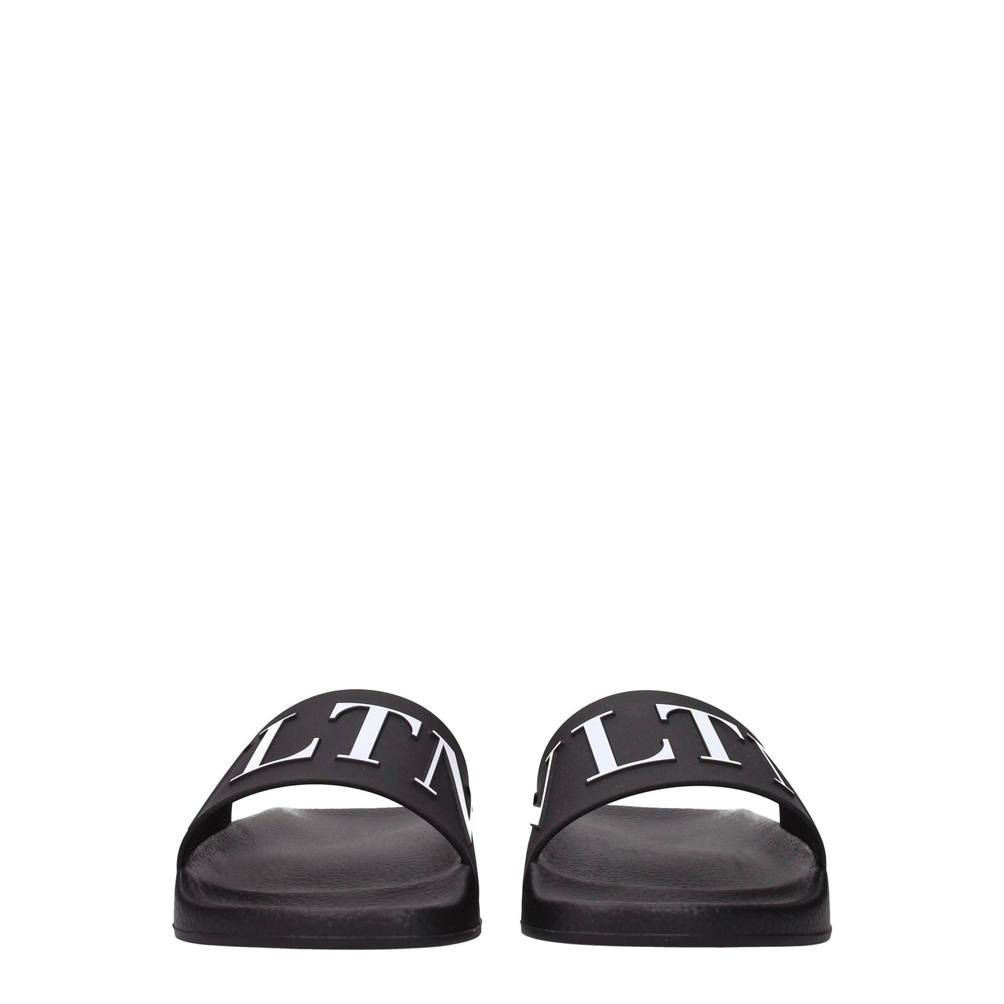 Valentino Garavani Black Cotton Slippers