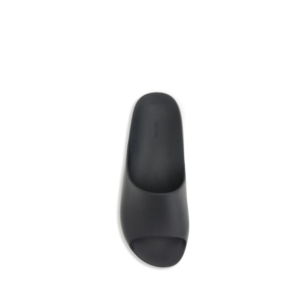 The Row Black Rubber Slippers