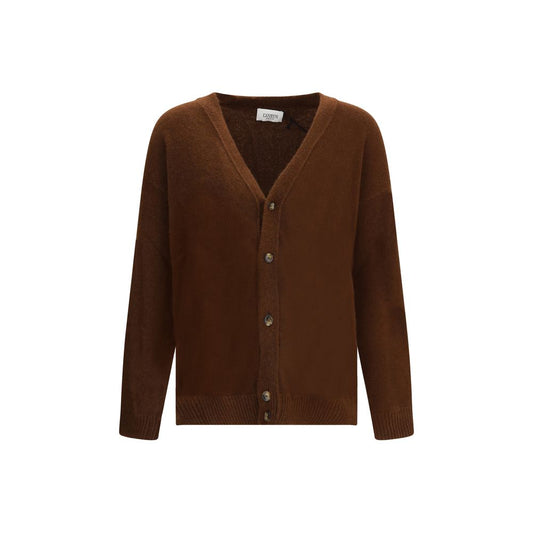 Laneus Brown Cashmere Cardigan