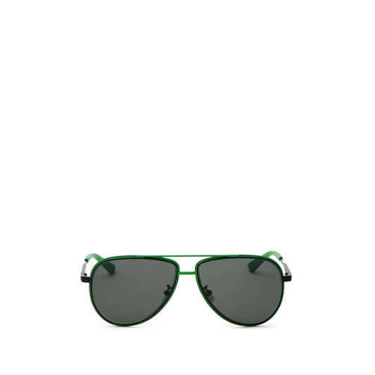 Bottega Veneta Green Metal Sunglass