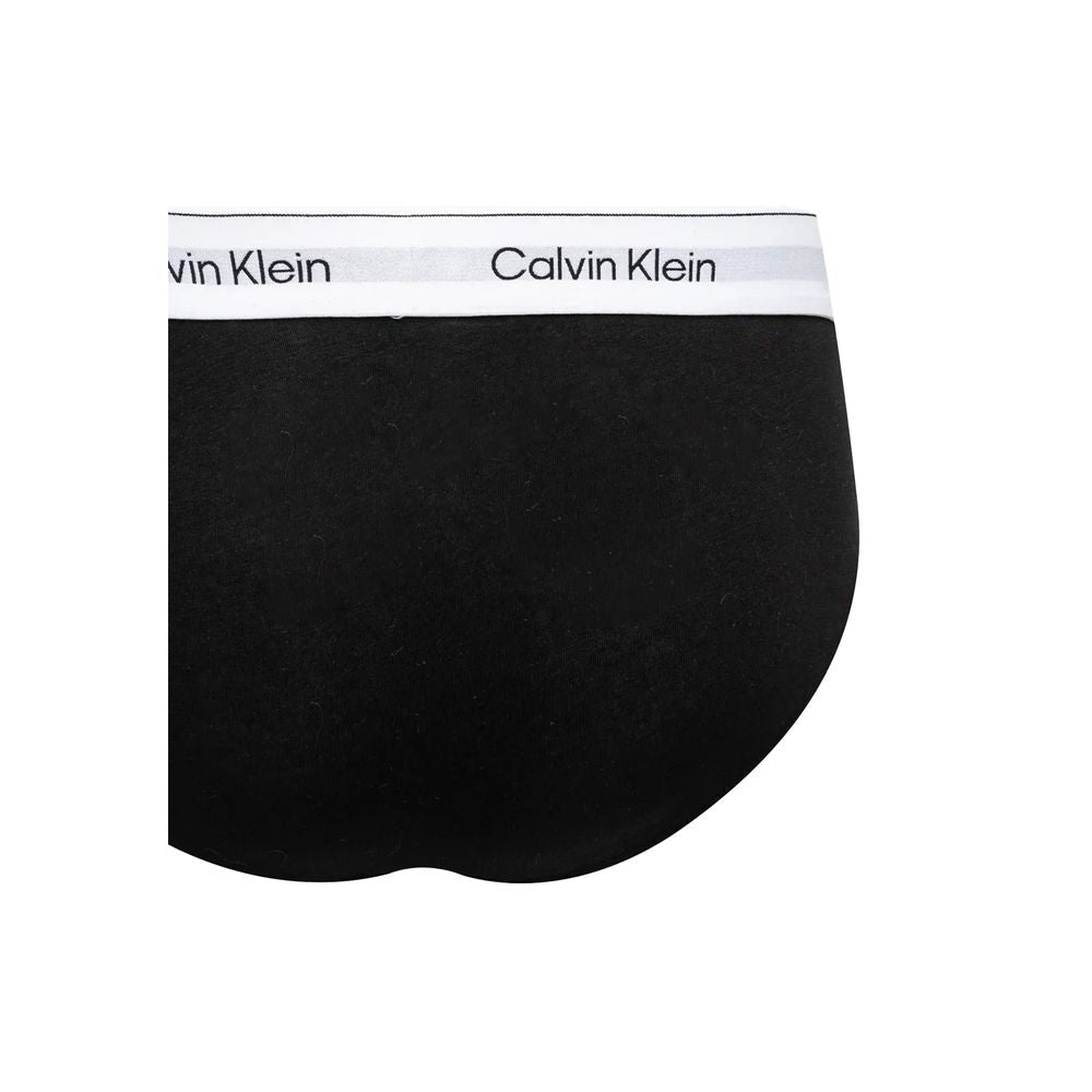 Calvin Klein Underwear Black And White Cotton Briefs