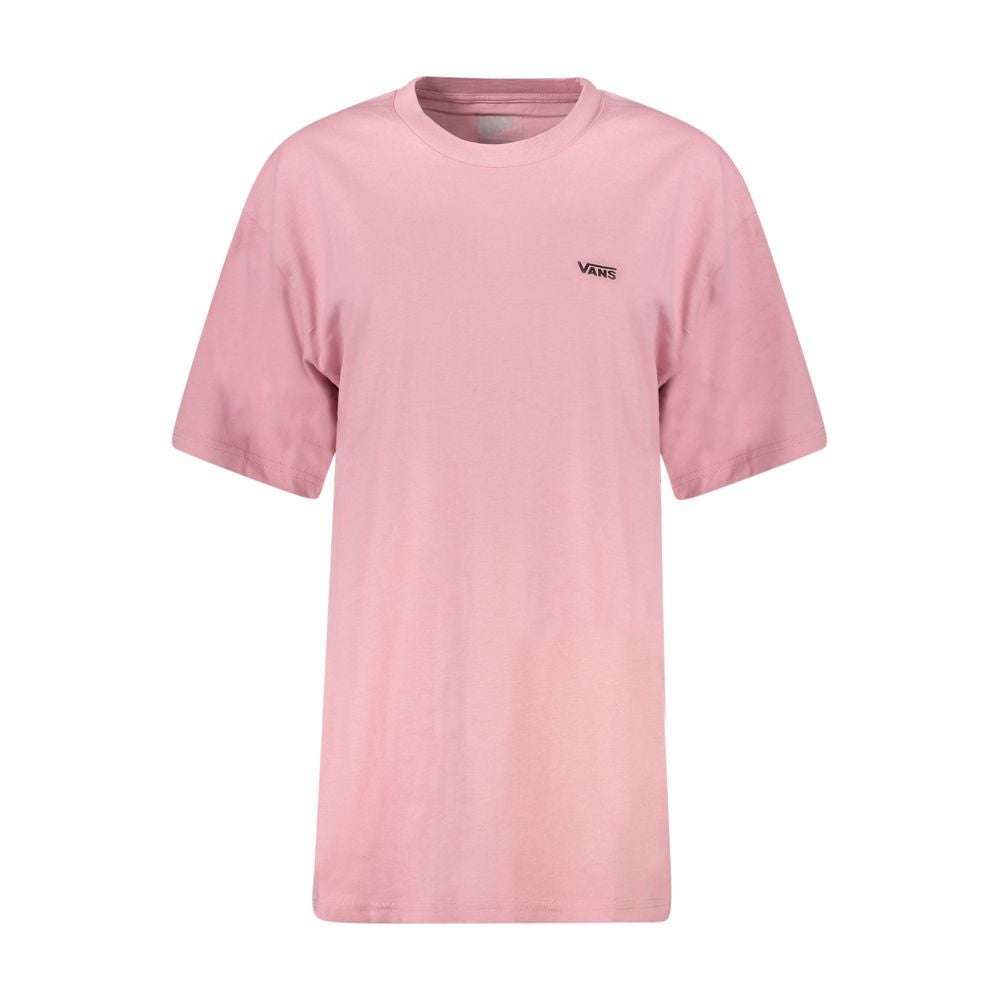 Vans Pink Cotton Women T-Shirt
