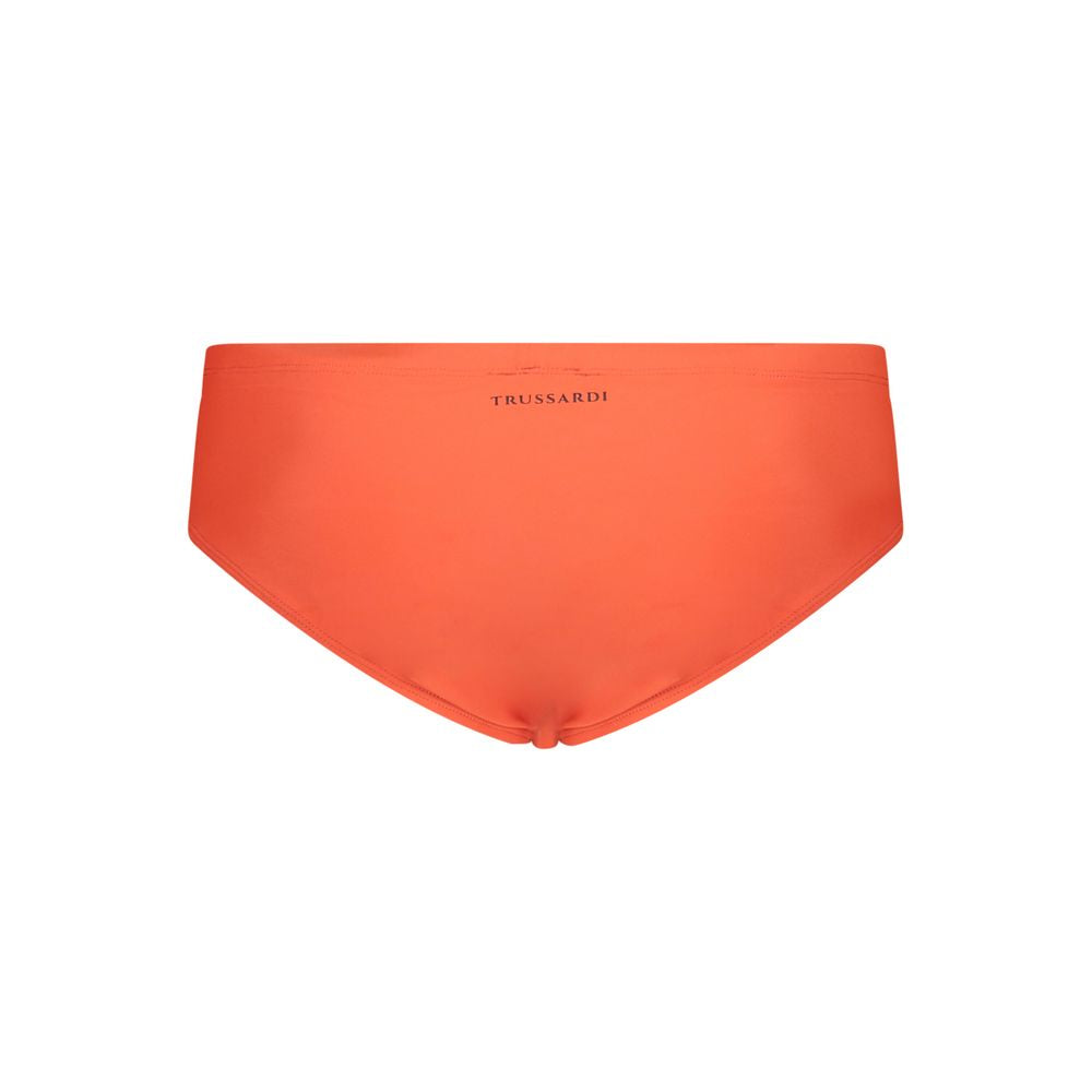 Trussardi Red Elastane Swimwear