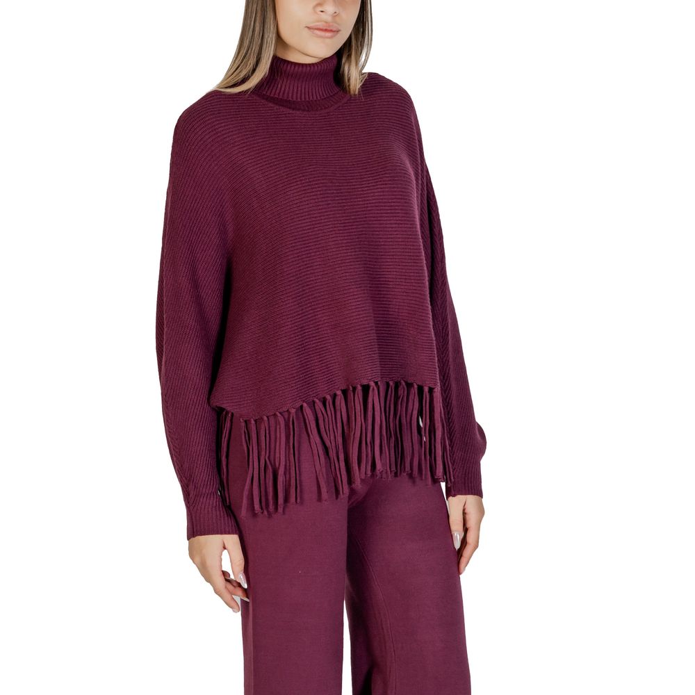 Cleré Purple Viscose Turtleneck