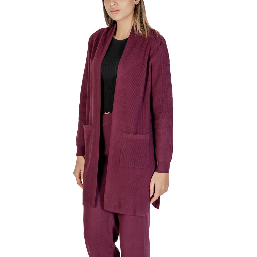 Cleré Purple Viscose Cardigan