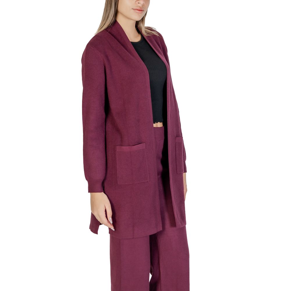 Cleré Purple Viscose Cardigan