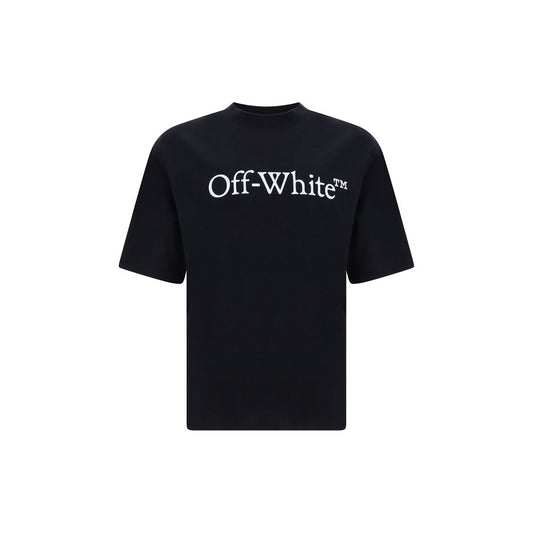 Off-White Black Cotton T-Shirt