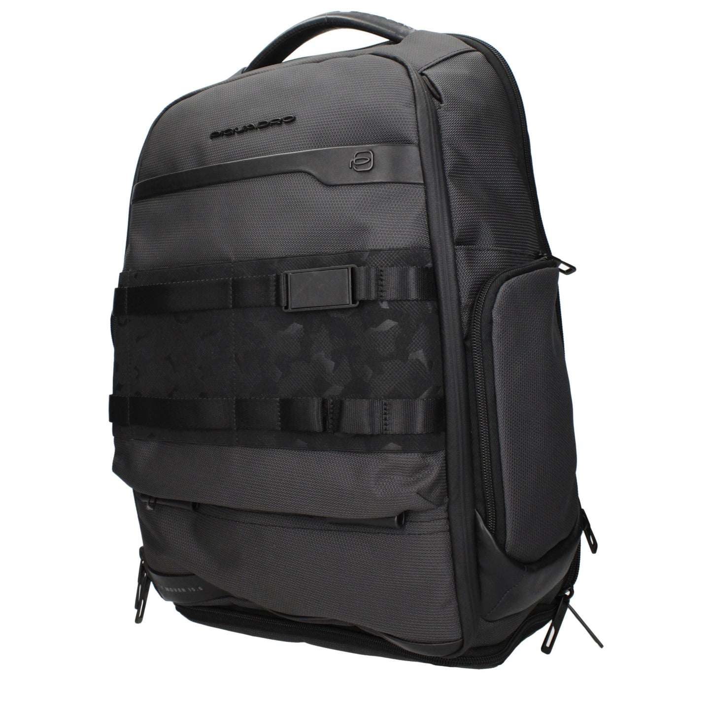 Piquadro Gray Fabric Backpacks