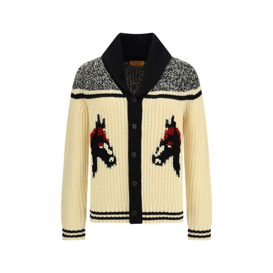 Guest in Residence Cream Wool Cardigan
