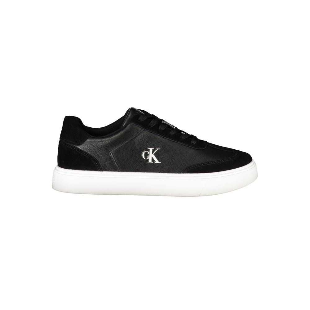 Calvin Klein Black Leather Men Sneaker