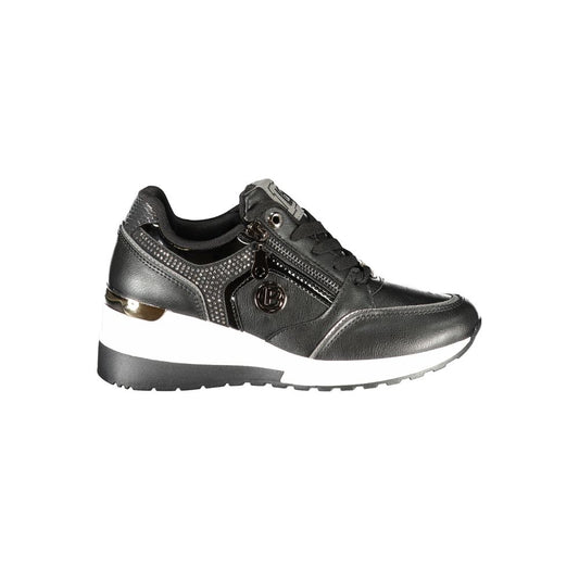 Laura Biagiotti Black Polyester Women Sneaker