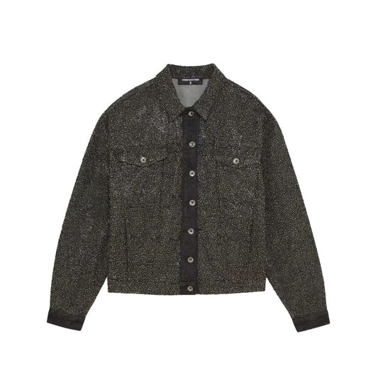 Patrizia Pepe Black Cotton Jackets & Coat